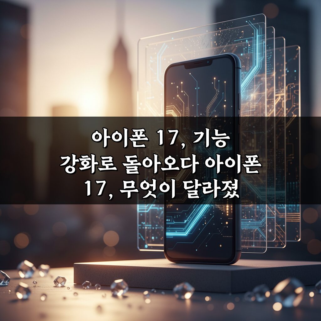 아이폰 17, 기능 강화로 돌아오다 | 주요 변화 총정리